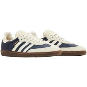Adidas women’s Samba OG Night Indigo/Cream White/Gold Metallic